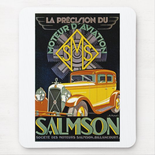  Salmson Automobile Ad Muismat (Voorkant)