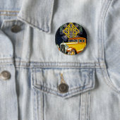  Salmson Automobile Ad Ronde Button 5,7 Cm (In situ)