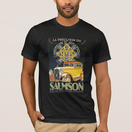 Salmson Automobile Ad T-shirt (Voorkant)