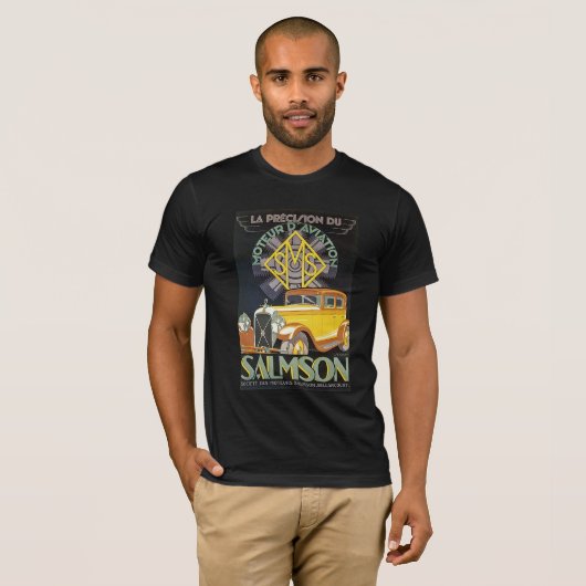  Salmson Automobile Ad T-shirt (Voorkant volledig)