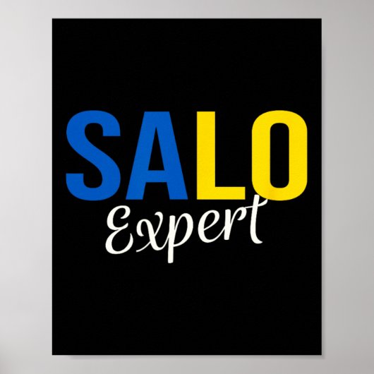 Salo Expert Oekraïne Oekraïens Poster (Voorkant)