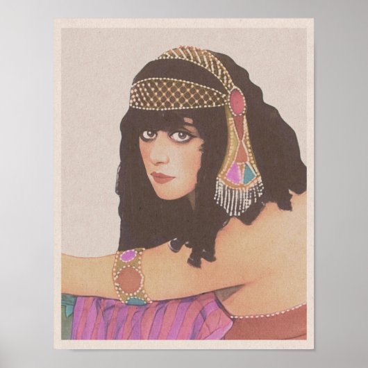 Salomé (1918) - Enchantress of the Night Poster (Voorkant)