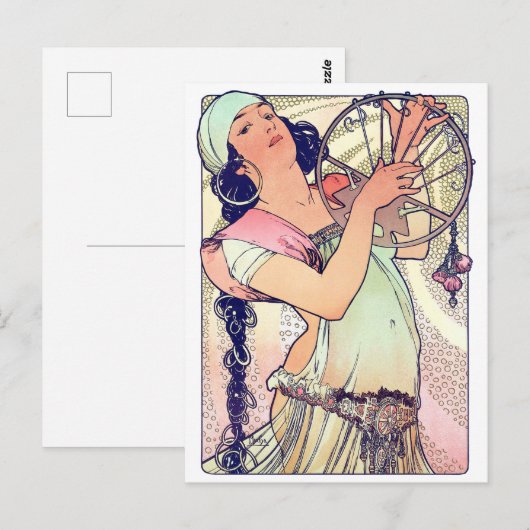 Salome, Alphonse Mucha Briefkaart (Voorkant / Achterkant)
