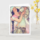 Salome, Alphonse Mucha Kaart (Gele Bloem)