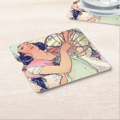 Salome, Alphonse Mucha Kartonnen Onderzetters (Schuin)