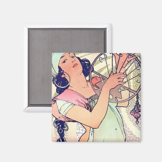 Salome, Alphonse Mucha Magneet (Voorkant / Achterkant)