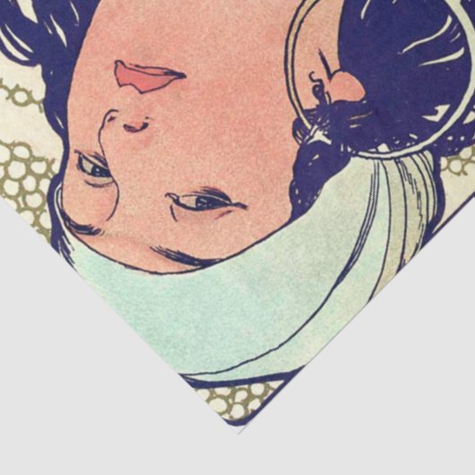 Salome, Alphonse Mucha Tissuepapier (Detail)