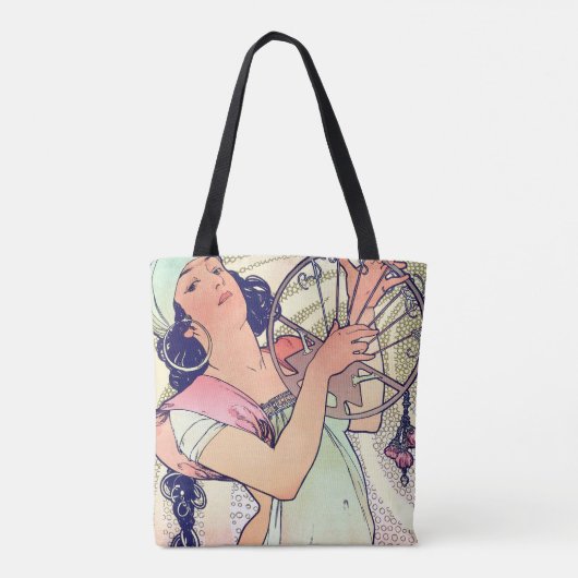 Salome, Alphonse Mucha Tote Bag (Achterkant)