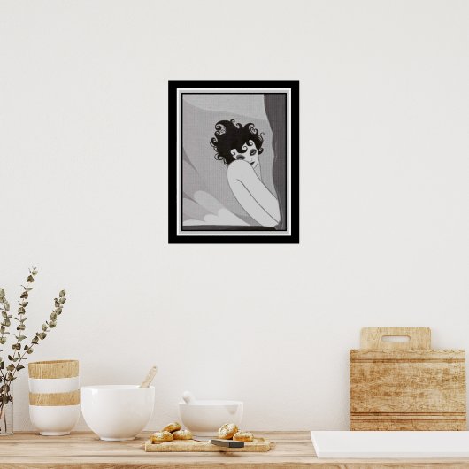 "Salome" Art Deco Print door John Vassos ca. 1927 (Keuken)