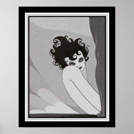 "Salome" Art Deco Print door John Vassos ca. 1927 (Voorkant)