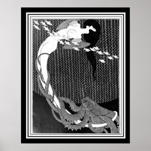 "Salome" Art Nouveau van Julius Klinger (1909) Poster (Voorkant)