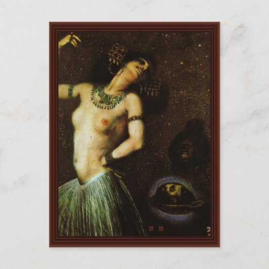 Salome by Franz Von Stuck Briefkaart (Voorkant)
