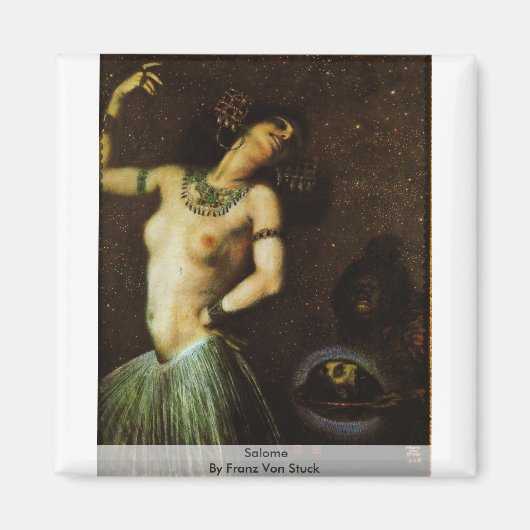 Salome by Franz Von Stuck Magneet (Voorkant)