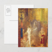 Salome dansen voor Herod, c.1876 Briefkaart (Voorkant / Achterkant)