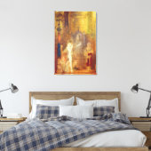 Salome dansen voor Herod, c.1876 Canvas Afdruk (Insitu (Slaapkamer))