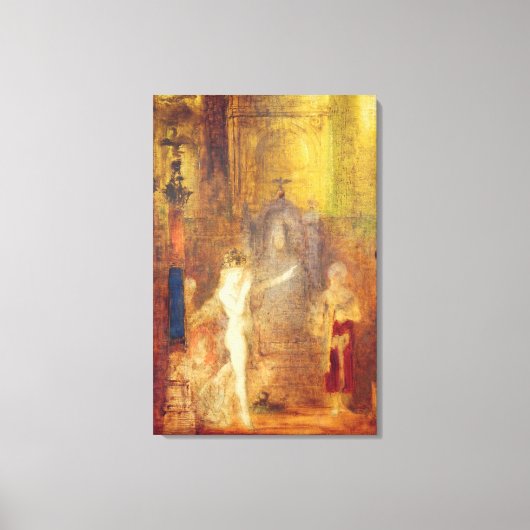 Salome dansen voor Herod, c.1876 Canvas Afdruk (Voorkant)