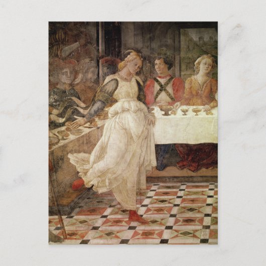 Salome danst in de Feast van Herod Briefkaart (Voorkant)