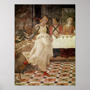 Salome danst in de Feast van Herod Poster