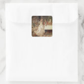 Salome danst in de Feast van Herod Vierkante Sticker (Tas)