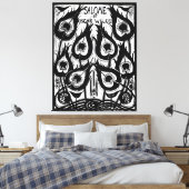 Salome hoes illustratie canvas afdruk (Insitu (Slaapkamer))