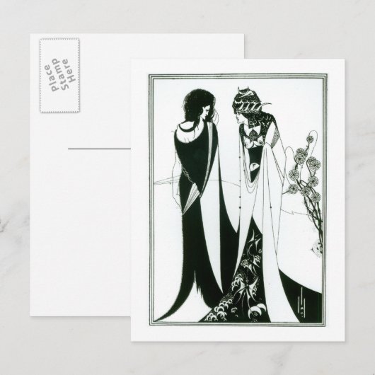Salome met haar moeder, Herodias, 1894 (litho) Briefkaart (Voorkant / Achterkant)