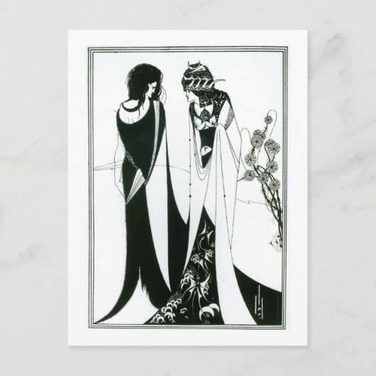 Salome met haar moeder, Herodias, 1894 (litho) Briefkaart (Voorkant)