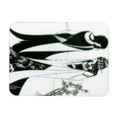 Salome met haar moeder, Herodias, 1894 (litho) Magneet (Horizontaal)