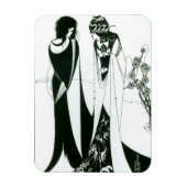 Salome met haar moeder, Herodias, 1894 (litho) Magneet (Verticaal)