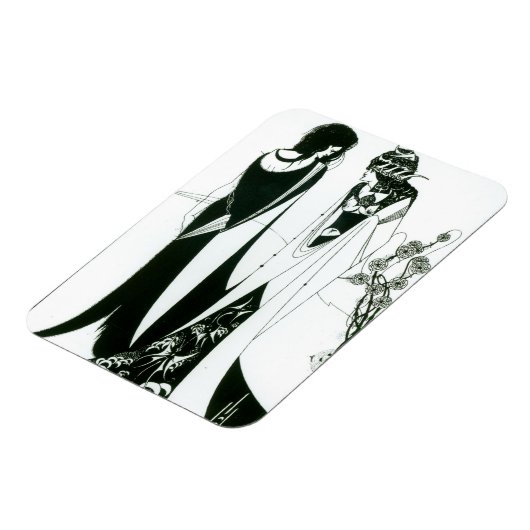 Salome met haar moeder, Herodias, 1894 (litho) Magneet (Linkerzijde)