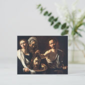 Salome met hoofd van Johannes de Doper - Caravaggi Briefkaart (Staand voorkant)