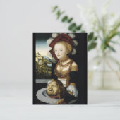 Salome met hoofd van John Baptist Briefkaart (Staand voorkant)