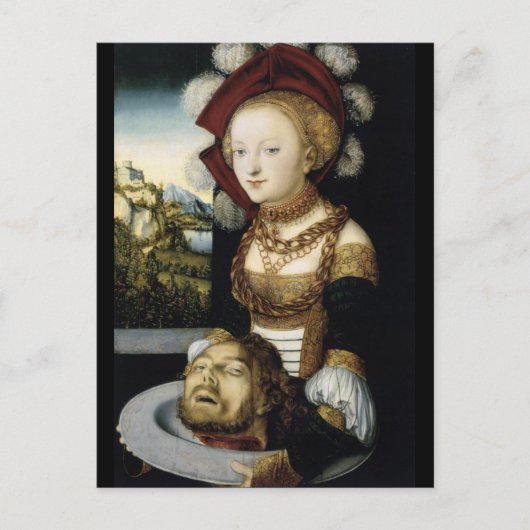 Salome met hoofd van John Baptist Briefkaart (Voorkant)