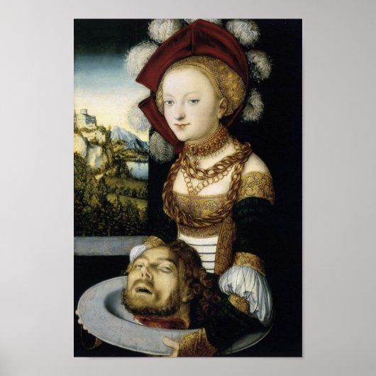 Salome met hoofd van John Baptist Poster (Voorkant)