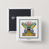 Salome Peace Symbol BUTTON (Voorkant /achterkant)