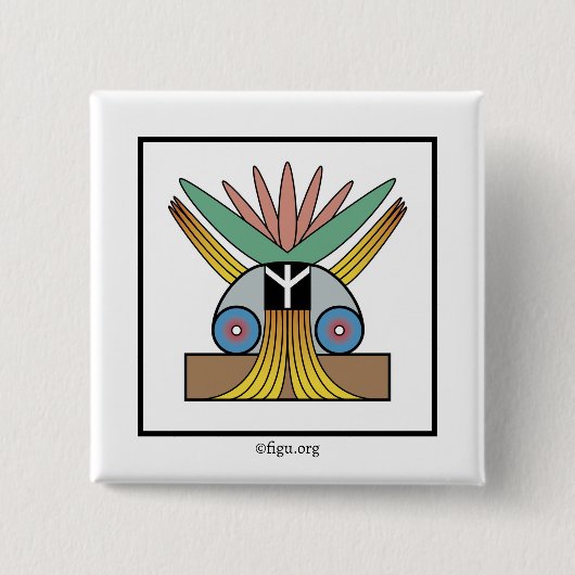 Salome Peace Symbol BUTTON (Voorkant)