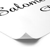 Salome Peace Symbol & Meditation Mantra Poster (Hoek)