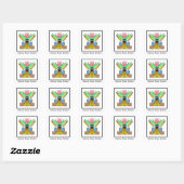 Salome Peace Symbool voor kleine stickers (Vel)