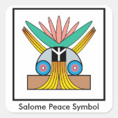 Salome Vredessymbool Sticker (Voorkant)