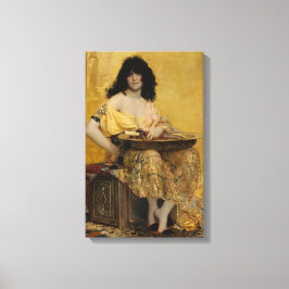 Salomé (Vrouw Portrait) (door Henri Regnault) Canvas Afdruk