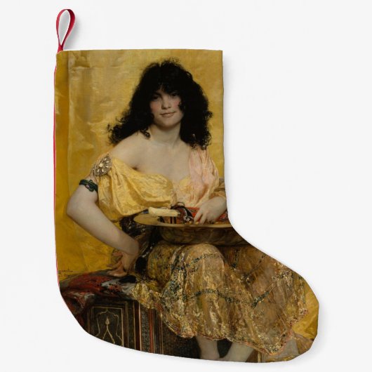 Salomé (Vrouw Portrait) (door Henri Regnault) Kleine Kerstsok (Voorkant)