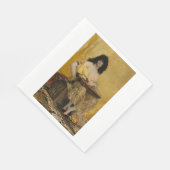 Salomé (Vrouw Portrait) (door Henri Regnault) Servet (Hoek)