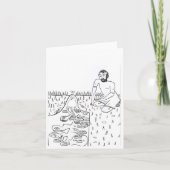 Salomo observeert mieren 🐜 bedankkaart (Voorkant)