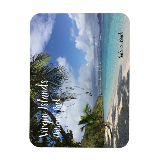 Salomon Beach, St. Thomas-eiland, Maagdeneilanden Magneet (Verticaal)