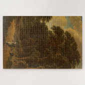 Salomon Rombouts - Boslandschap met bos... Legpuzzel (Horizontaal)