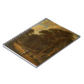 Salomon Rombouts - Boslandschap met bos... Notitieboek (Linkerzijde)