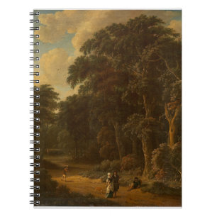 Salomon Rombouts - Boslandschap met bos... Notitieboek