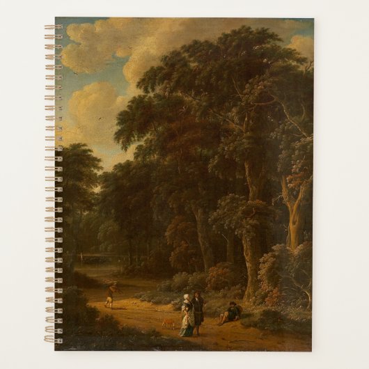 Salomon Rombouts - Boslandschap met bos... Planner (Voorkant)