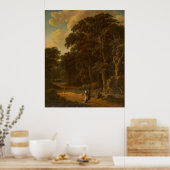 Salomon Rombouts - Boslandschap met bos... Poster (Keuken)