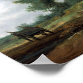 Salomon van Ruysdael Road in de Duinen met een pas Poster (Hoek)