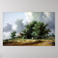 Salomon van Ruysdael Road in de Duinen met een pas